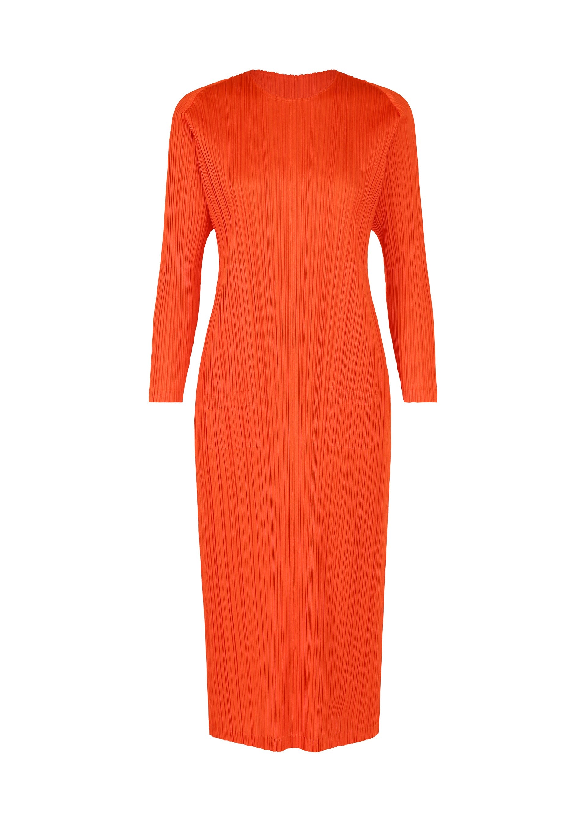 A product shot of the PLEATS PLEASE ISSEY MIYAKE MONTHLY COLORS FEBRUARY prêt à porter in red (24).