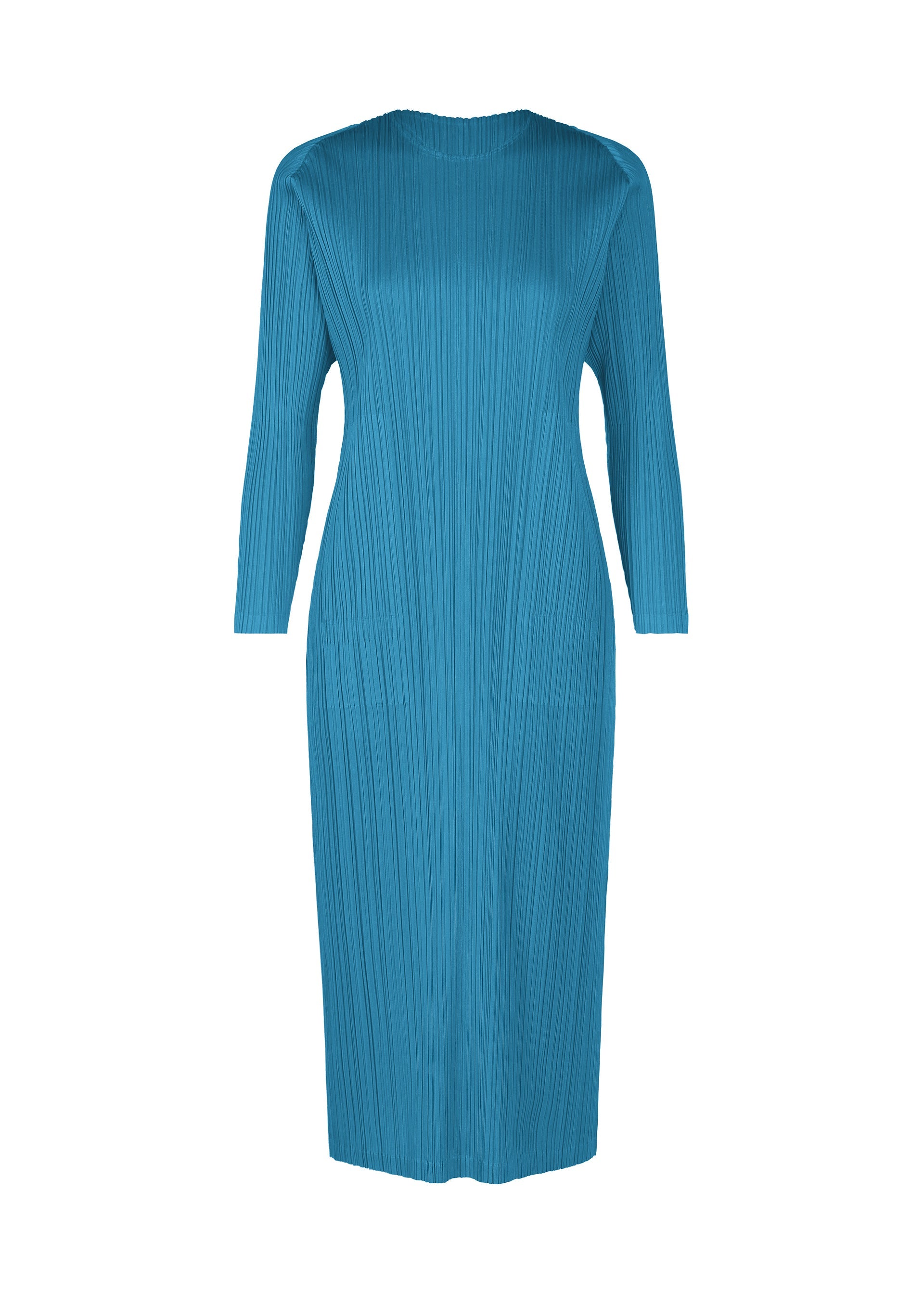 A product shot of the PLEATS PLEASE ISSEY MIYAKE MONTHLY COLORS FEBRUARY prêt à porter in blue (76).