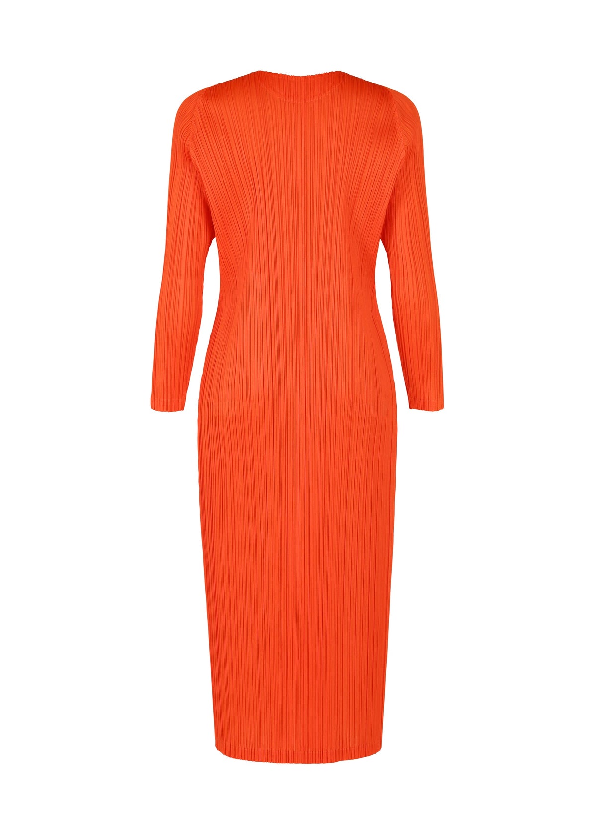 A detail shot of the PLEATS PLEASE ISSEY MIYAKE MONTHLY COLORS FEBRUARY prêt à porter.