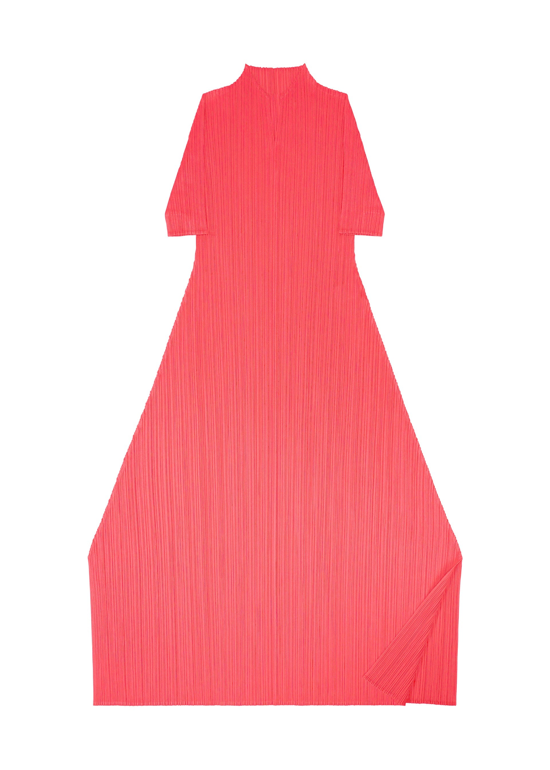 A detail shot of the Pleats Please Issey Miyake MONTHLY COLORS MARCH prêt à porter.
