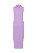 A detail shot of the Pleats Please Issey Miyake MONTHLY COLORS dress.