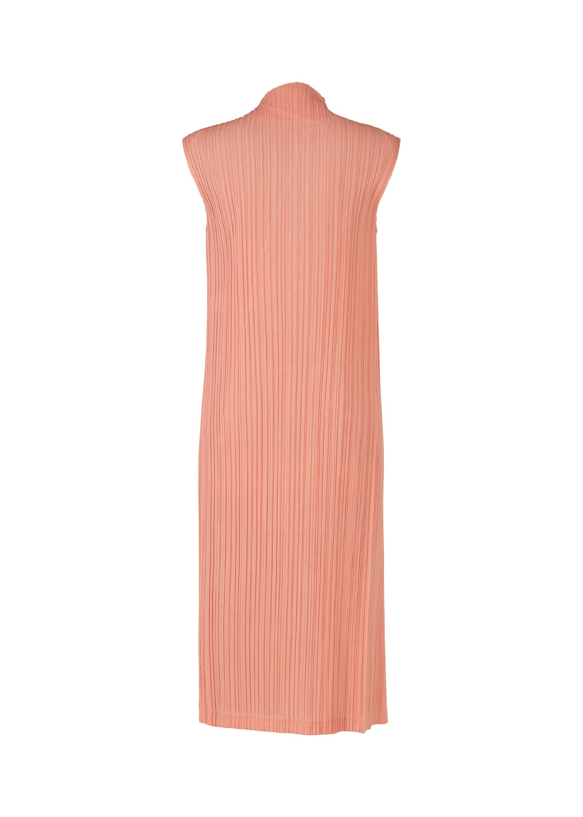 A detail shot of the Pleats Please Issey Miyake RAMIE PLEATS prêt à porter.
