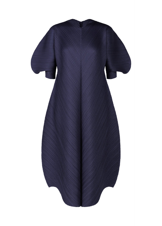 A product shot of the PLEATS PLEASE ISSEY MIYAKE COAST pp66jh4647505 in navy.