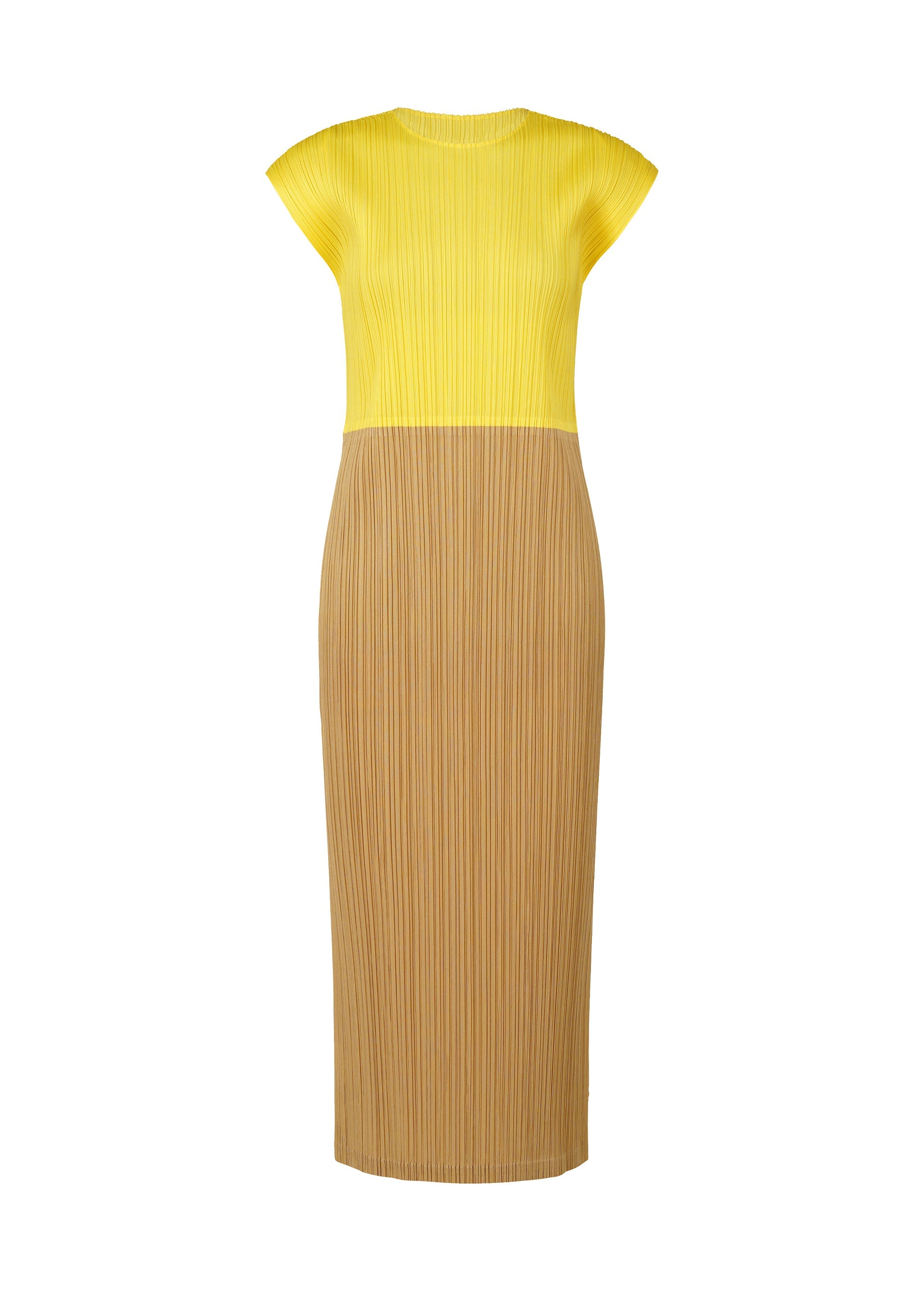A product shot of the Pleats Please Issey Miyake SWING dress in .