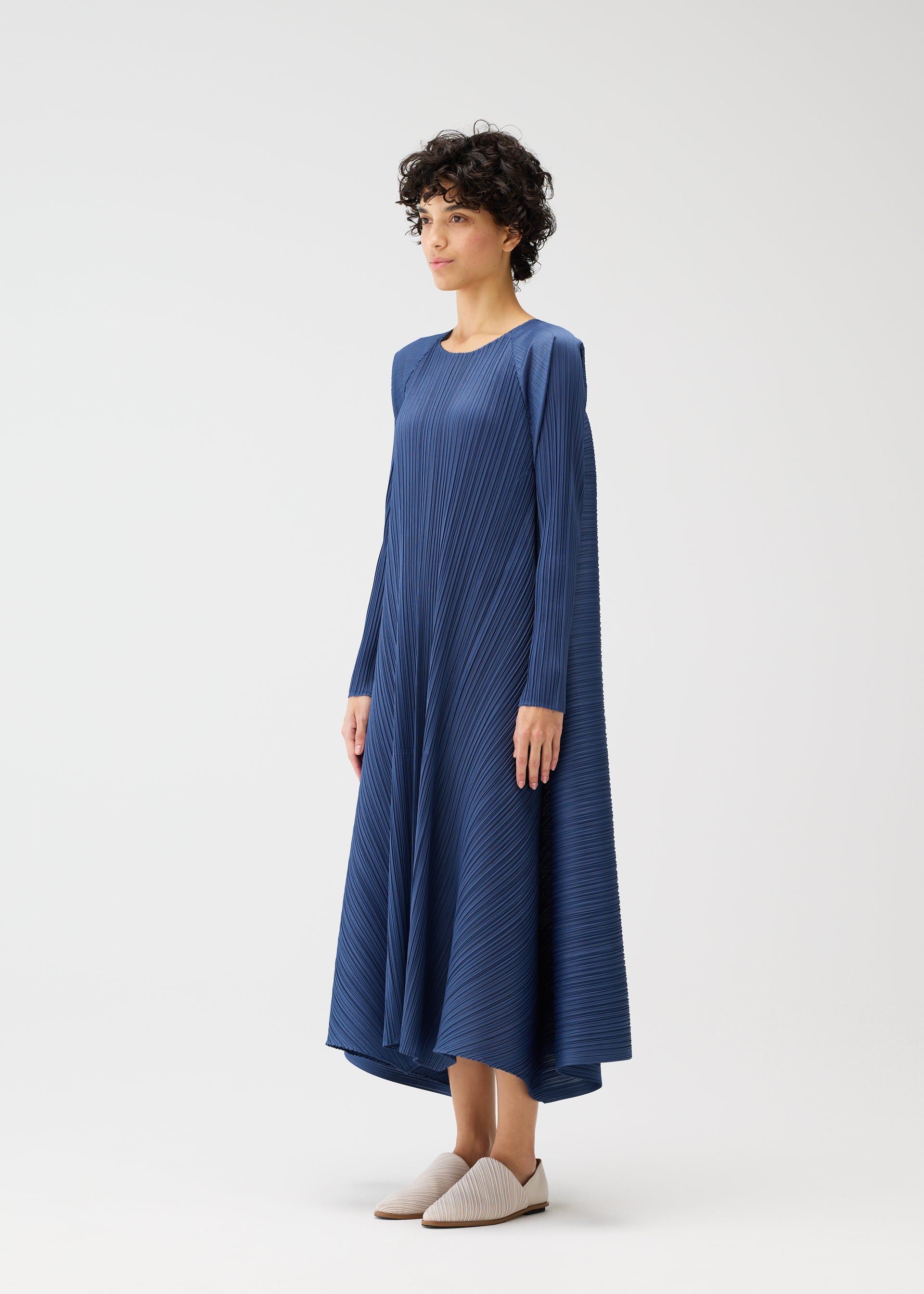 CITY FRAME Dress Blue Grey