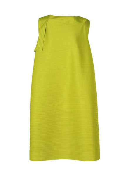BOUNCY BASKET Dress Yellow Green – ISSEY MIYAKE EU