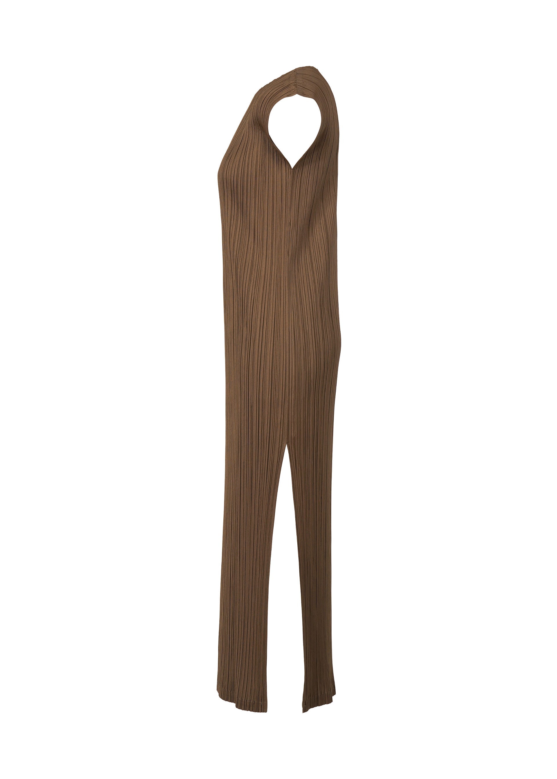 SWING SOLID Dress Greige – ISSEY MIYAKE EU