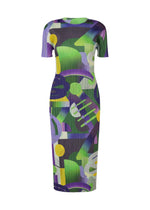 A product shot of the Pleats Please Issey Miyake SODA POPS dress in .