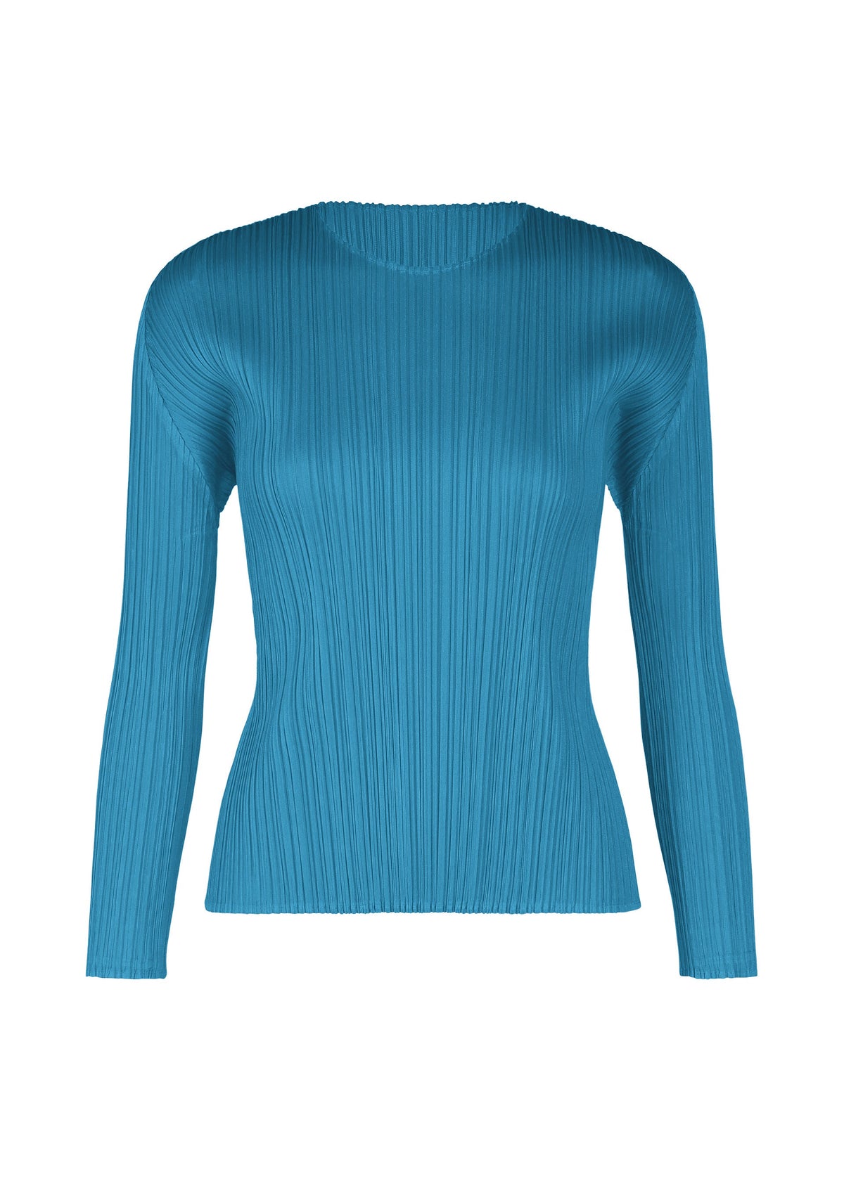 A product shot of the PLEATS PLEASE ISSEY MIYAKE MONTHLY COLORS FEBRUARY prêt à porter in blue (76).