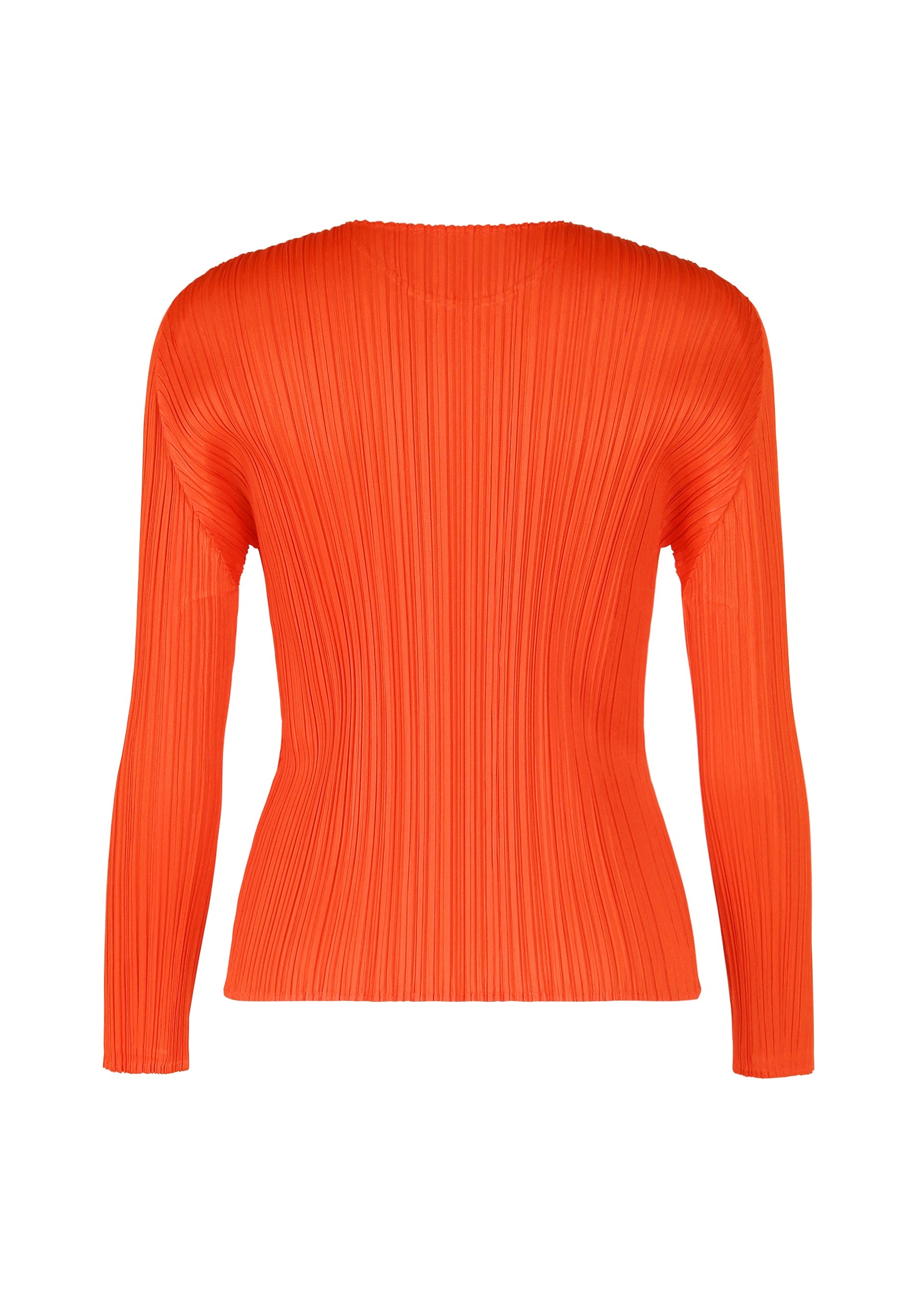A detail shot of the PLEATS PLEASE ISSEY MIYAKE MONTHLY COLORS FEBRUARY prêt à porter.