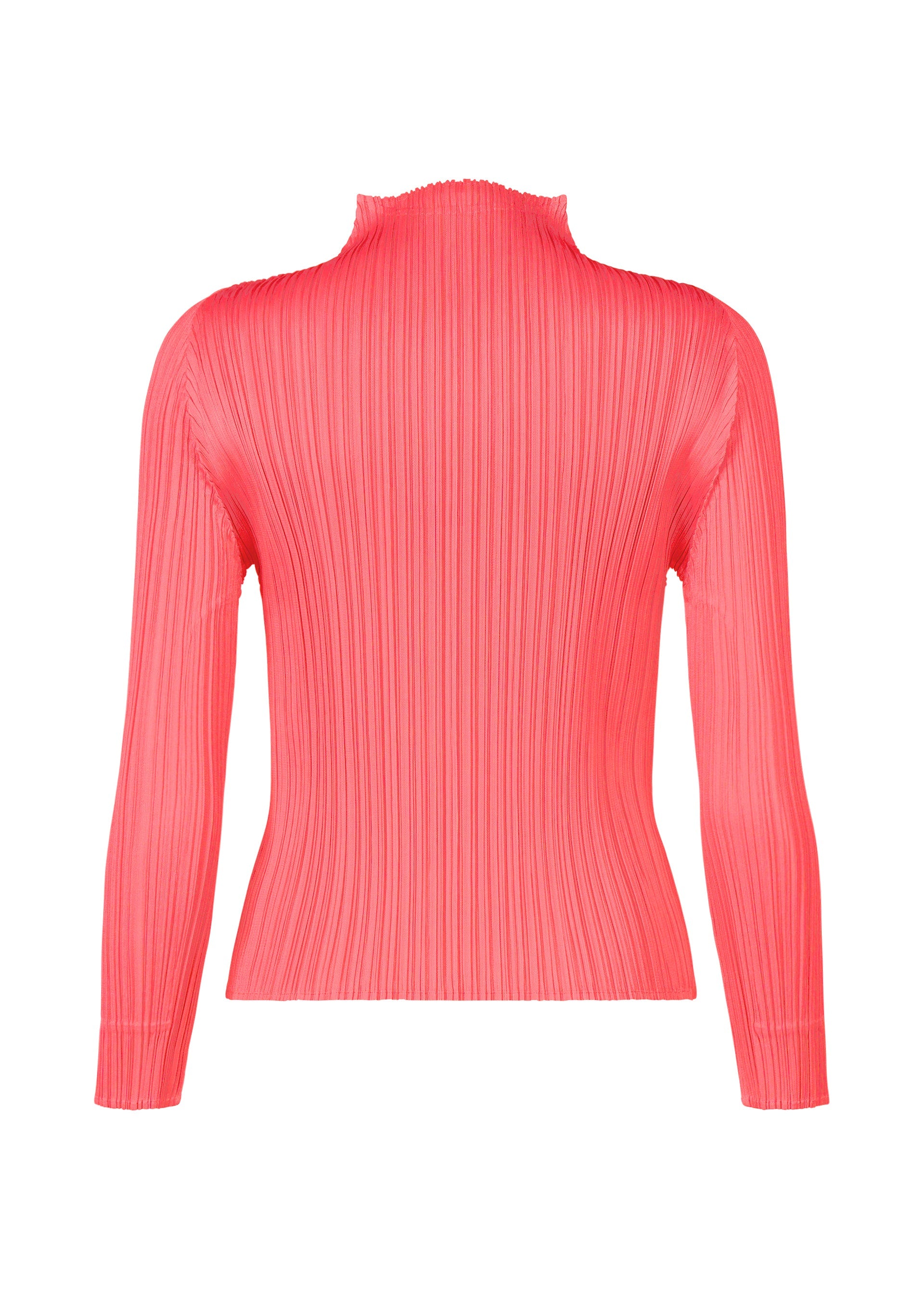 A detail shot of the Pleats Please Issey Miyake MONTHLY COLORS MARCH prêt à porter.