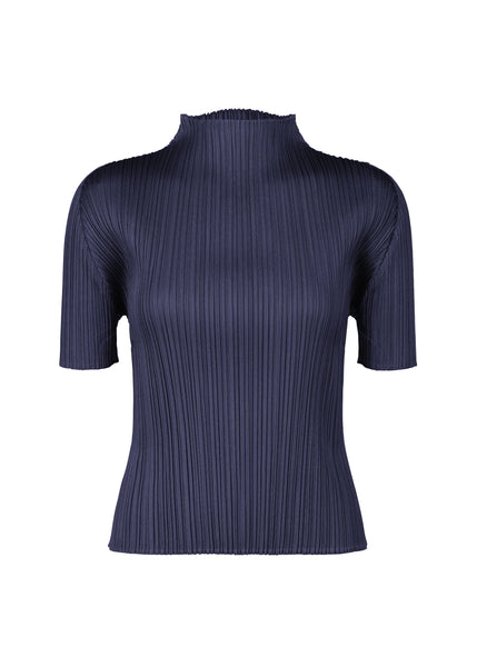 PLEATS PLEASE ISSEY MIYAKE ポロシャツ 半袖 ネイビー MONTHLY COLORS : MAY Top Navy – ISSEY MIYAKE EU