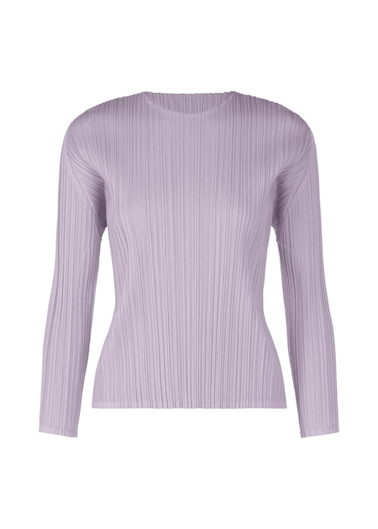 RAMIE PLEATS Top Light Purple