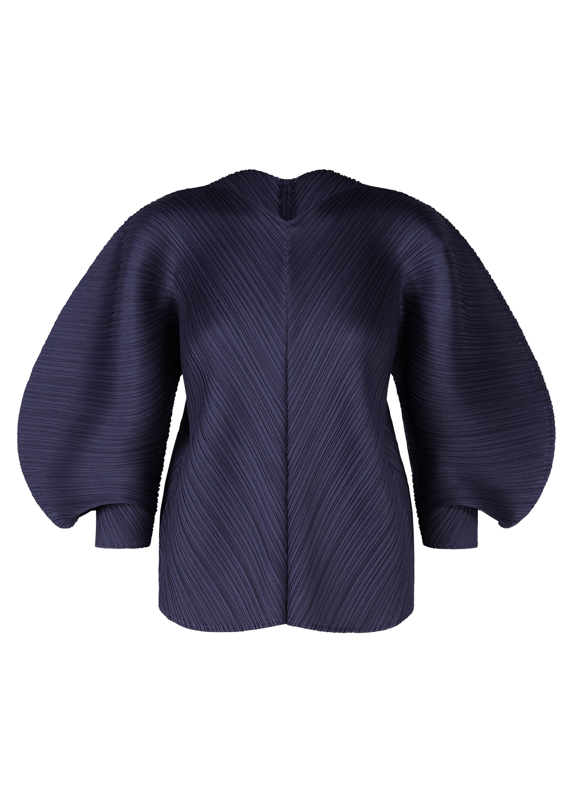 A product shot of the PLEATS PLEASE ISSEY MIYAKE COAST pp66jk46175os in navy.