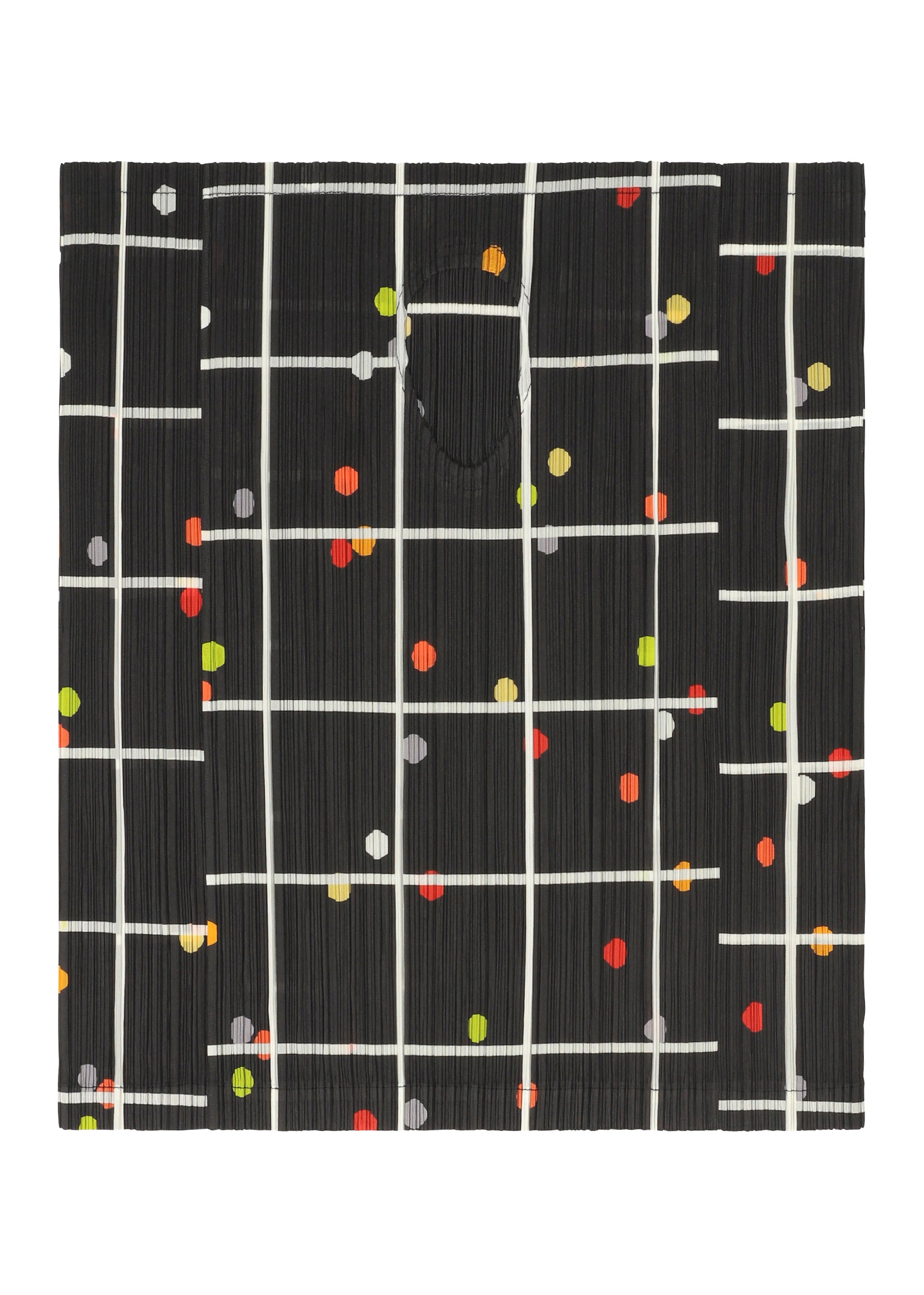 ISSEY MIYAKE 長袖トップス 黒と白のドット柄 CROSSING DOTS Top Black – ISSEY MIYAKE EU