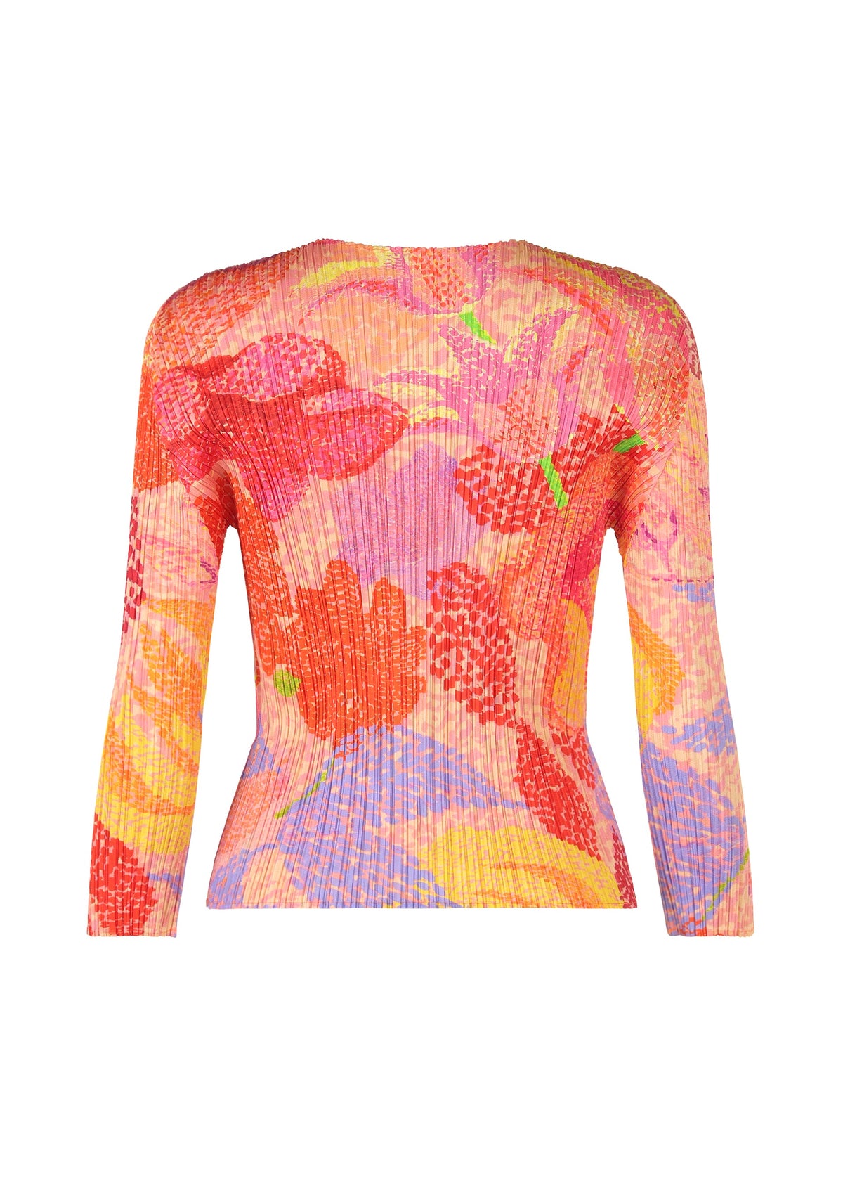A detail shot of the Pleats Please Issey Miyake FOGGY FOREST prêt à porter.
