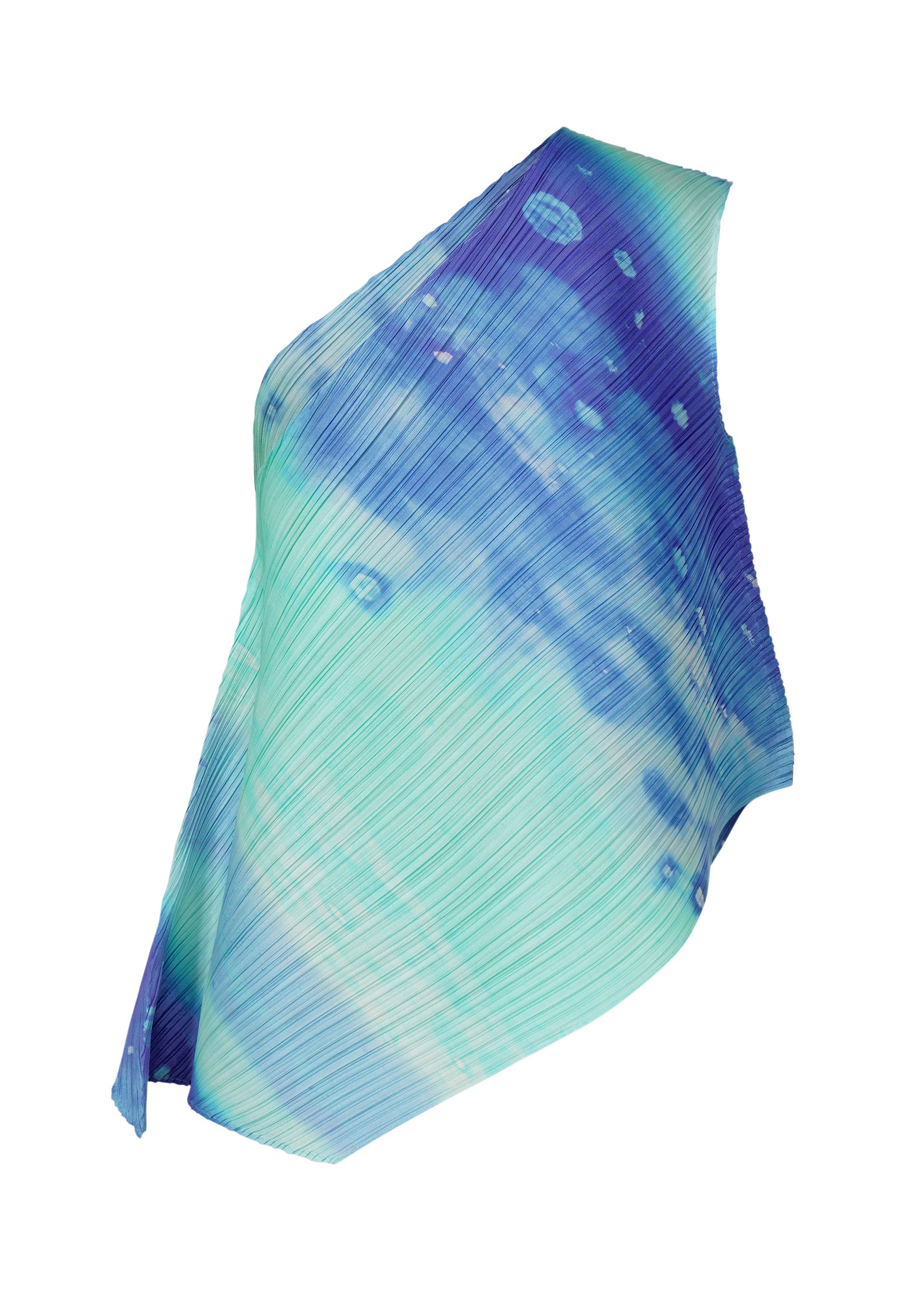 A detail shot of the Pleats Please Issey Miyake SEA BUBBLE shirt.
