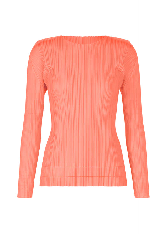 SOFT PLEATS Top Coral Pink