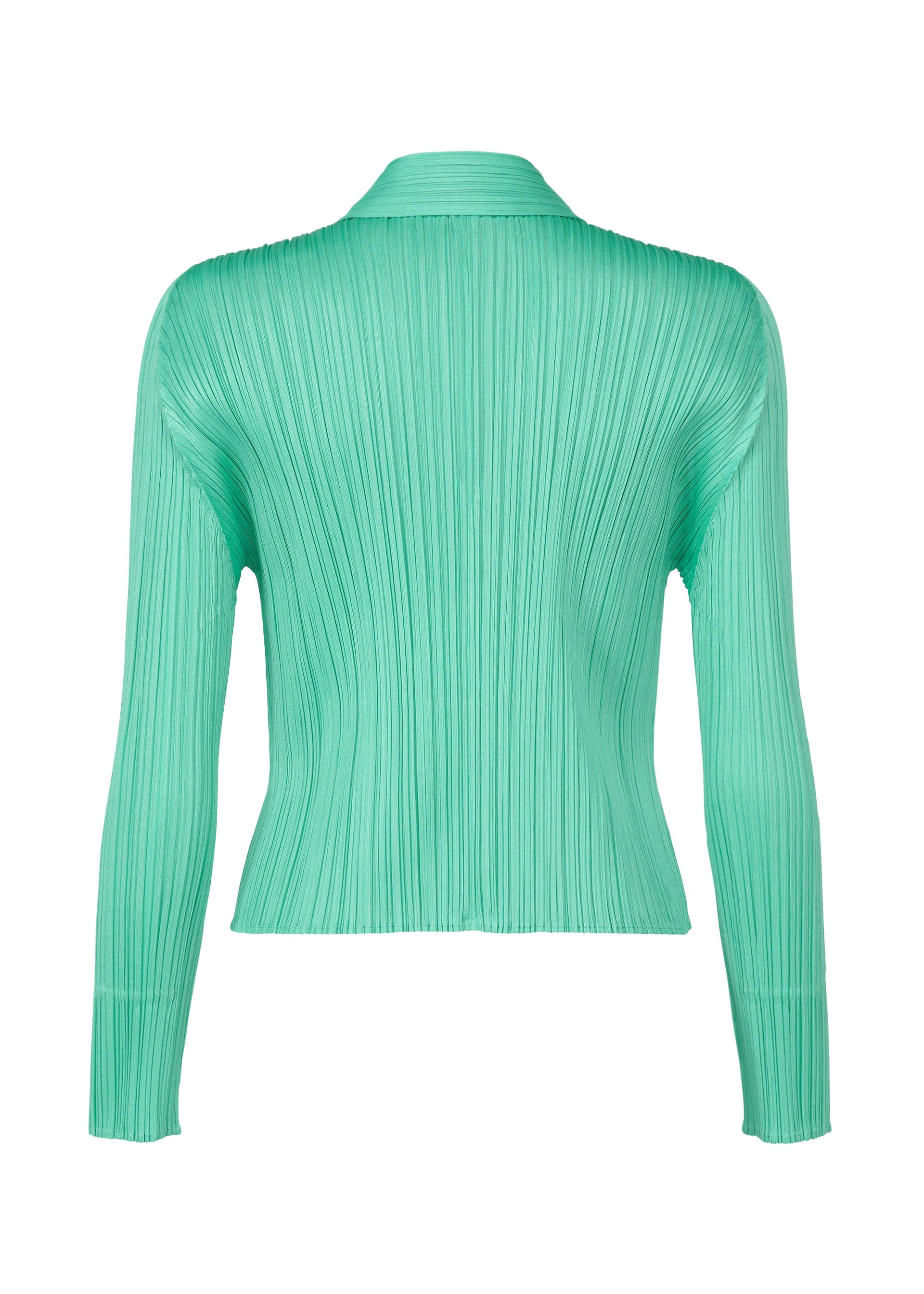 MONTHLY COLORS : MAY V-neckline Cardigan Turquoise Green – ISSEY