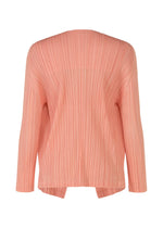 A detail shot of the Pleats Please Issey Miyake RAMIE PLEATS prêt à porter.