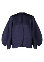 A product shot of the PLEATS PLEASE ISSEY MIYAKE COAST pp66jo46275os in navy.
