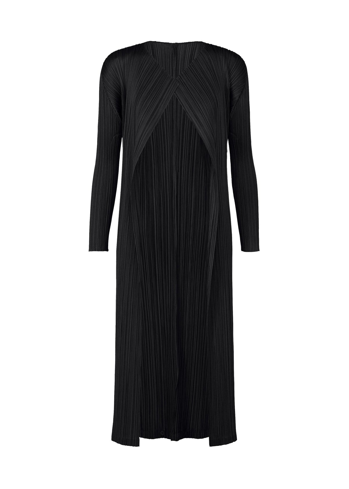 A product shot of the Pleats Please Issey Miyake SWING SOLID cardigan in .