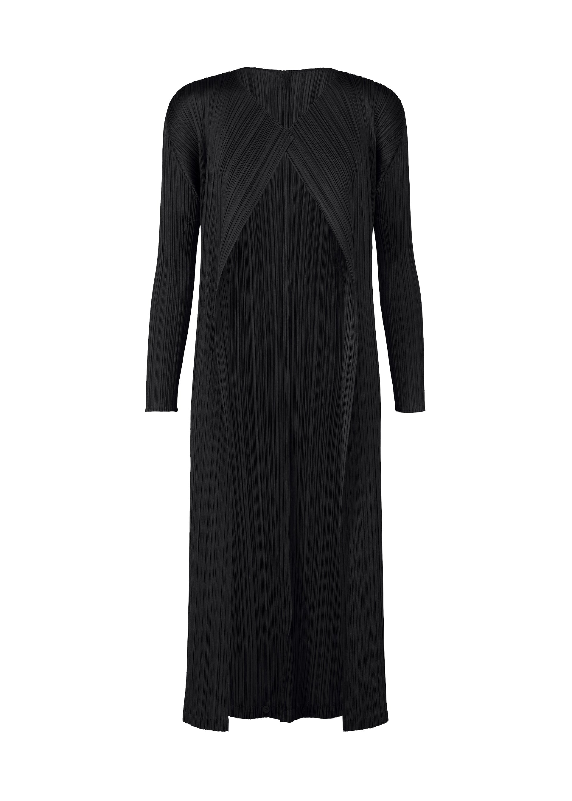 A product shot of the Pleats Please Issey Miyake SWING SOLID cardigan in .