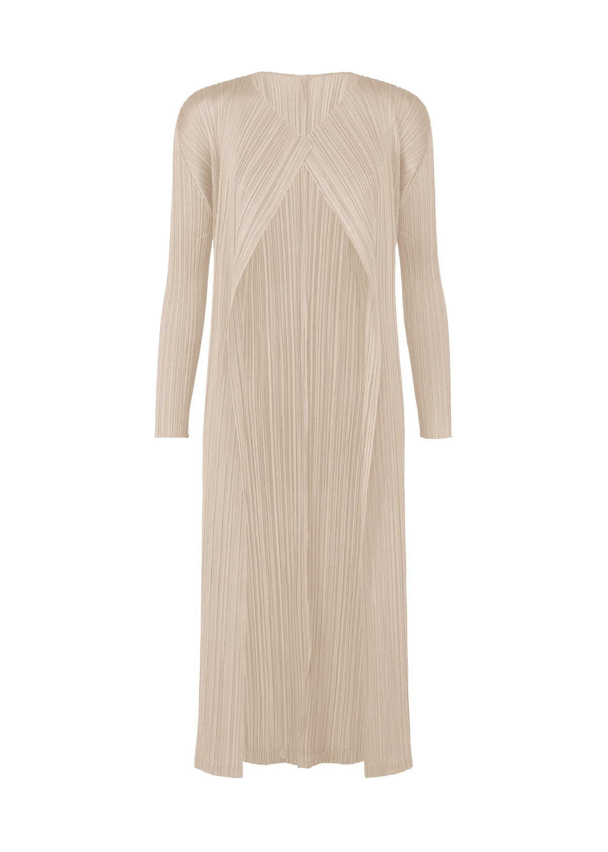 A product shot of the Pleats Please Issey Miyake SWING SOLID cardigan in .