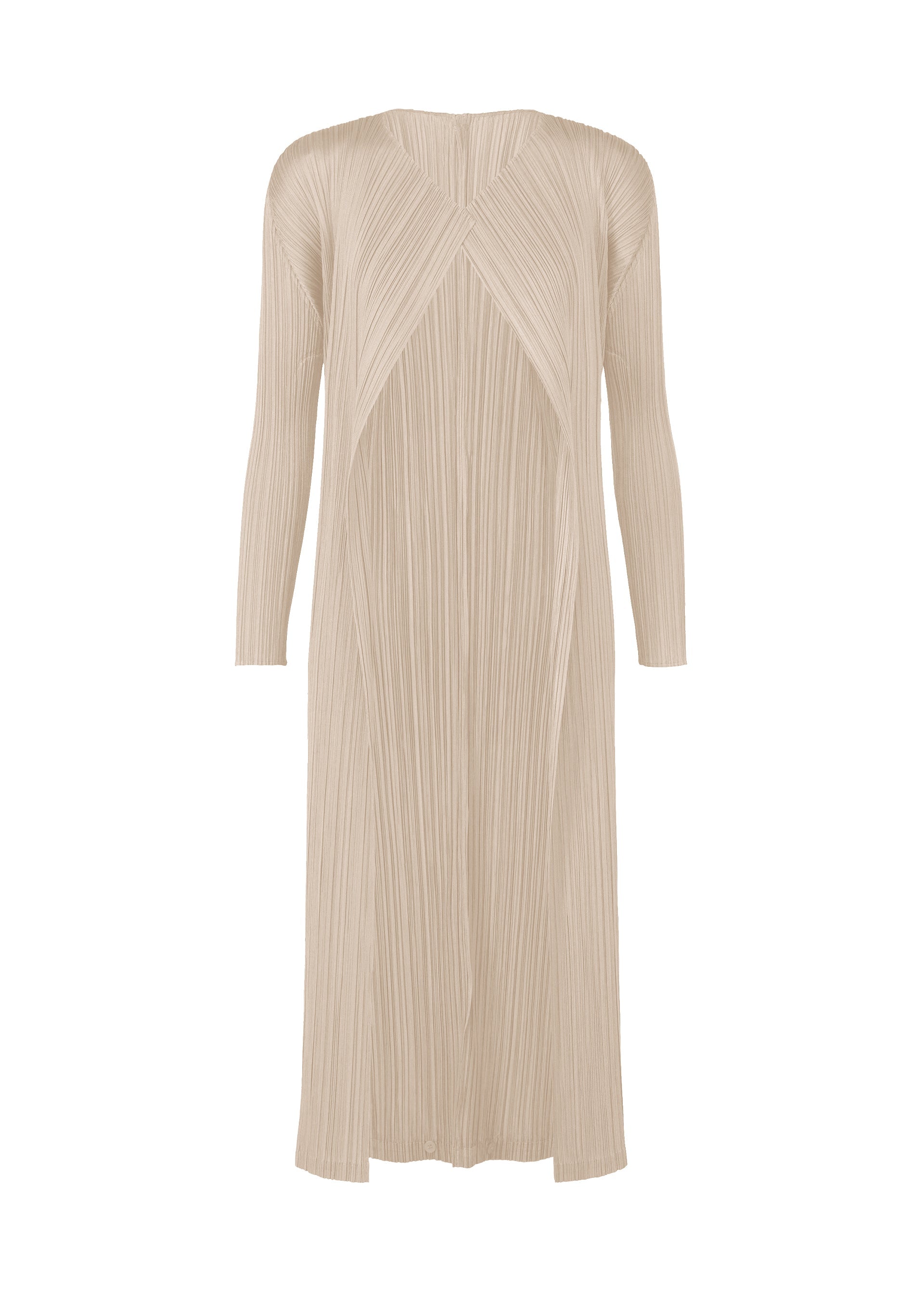 A product shot of the Pleats Please Issey Miyake SWING SOLID cardigan in .