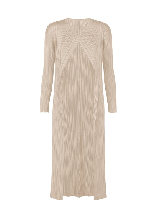 A product shot of the Pleats Please Issey Miyake SWING SOLID cardigan in .