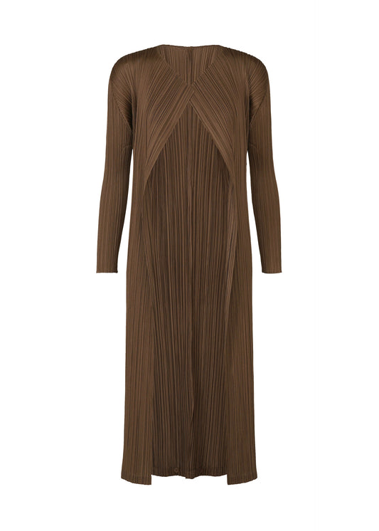 A product shot of the Pleats Please Issey Miyake SWING SOLID cardigan in .