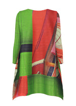 A detail shot of the PLEATS PLEASE ISSEY MIYAKE CITY COLLAGE prêt à porter.