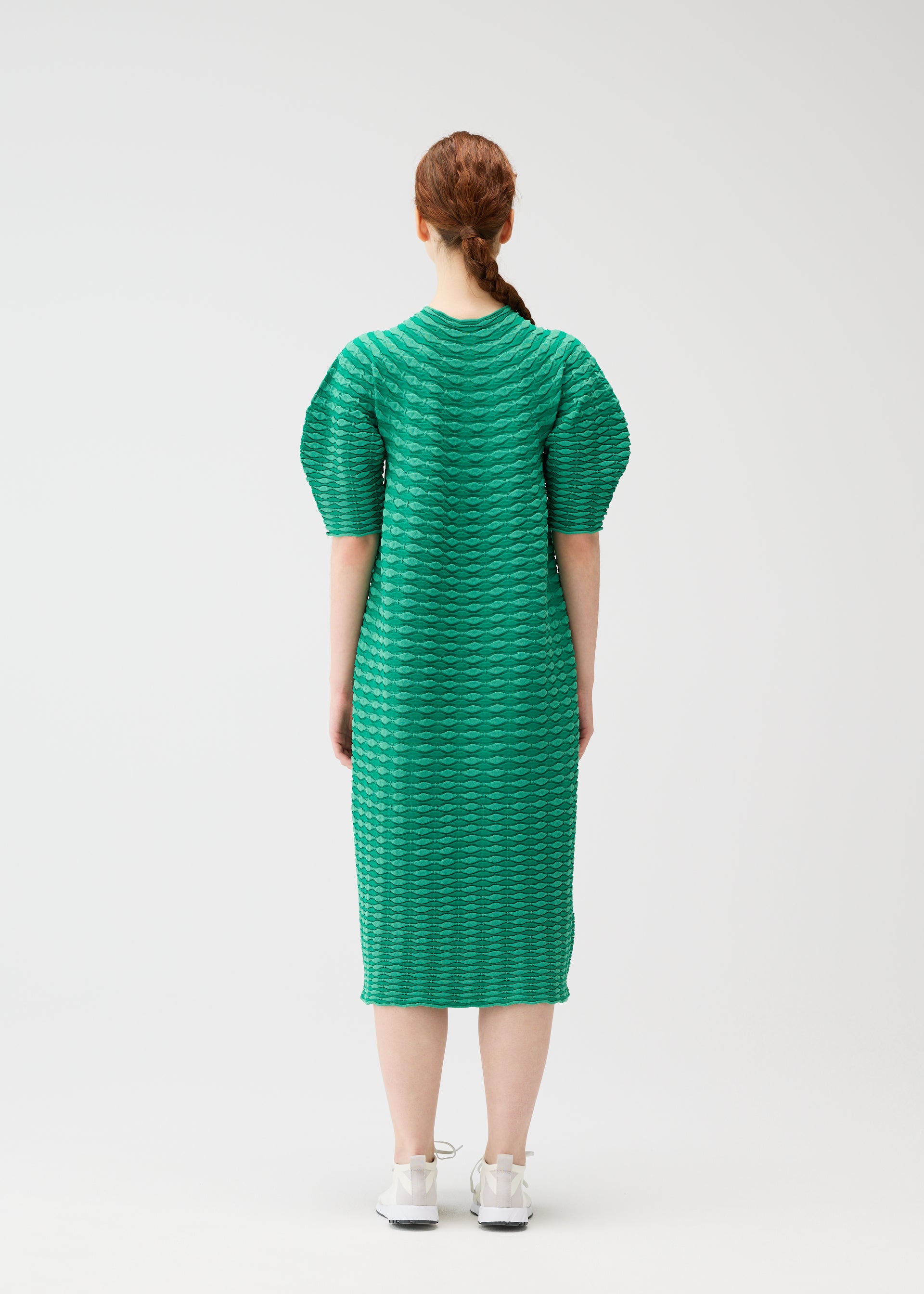 COLORFUL MUSHROOM KNIT Dress Brown