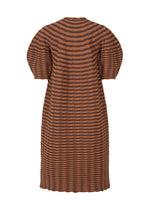 COLORFUL MUSHROOM KNIT Dress Brown