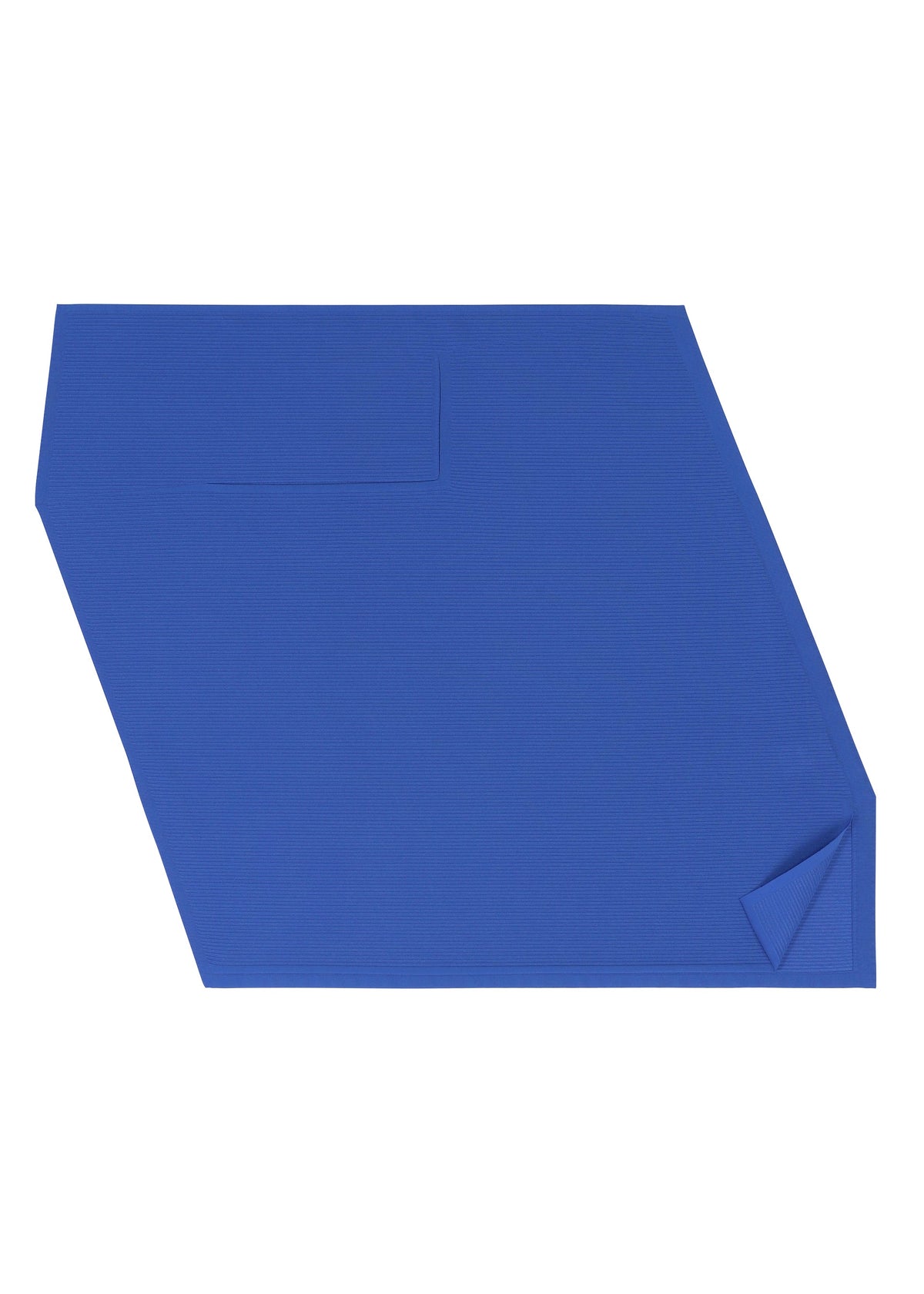 A detail shot of the Pleats Please Issey Miyake A POC SEA GLASS shirt.