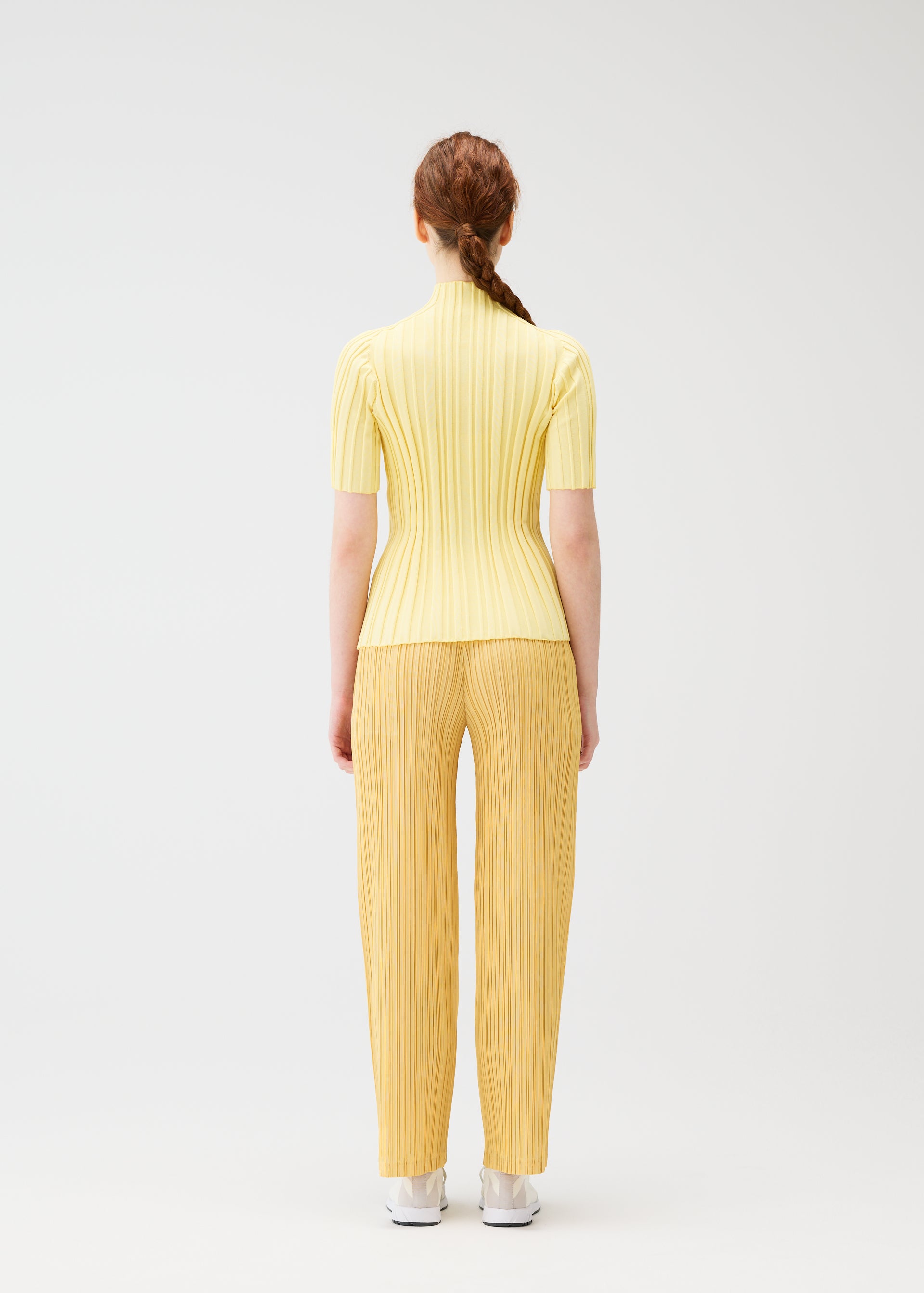 RIB KNIT Top Cream Yellow – ISSEY MIYAKE EU