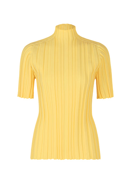 RIB KNIT Top Cream Yellow – ISSEY MIYAKE EU