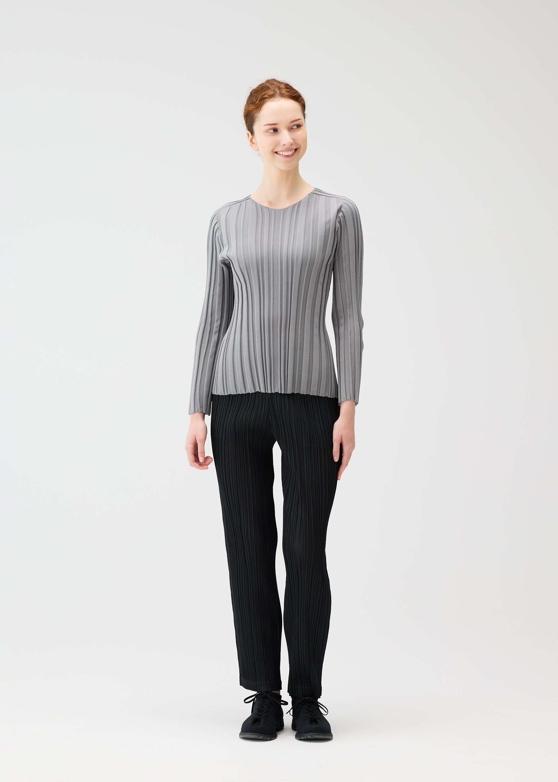 RIB KNIT Top Grey – ISSEY MIYAKE EU