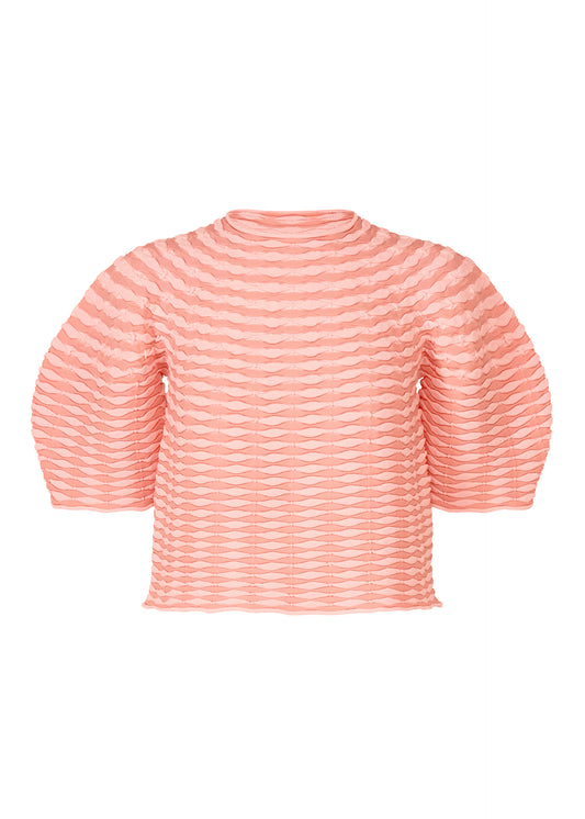 COLORFUL MUSHROOM KNIT Top Light Pink