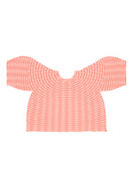 COLORFUL MUSHROOM KNIT Top Brown