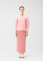 COLORFUL MUSHROOM KNIT Top Grass Green