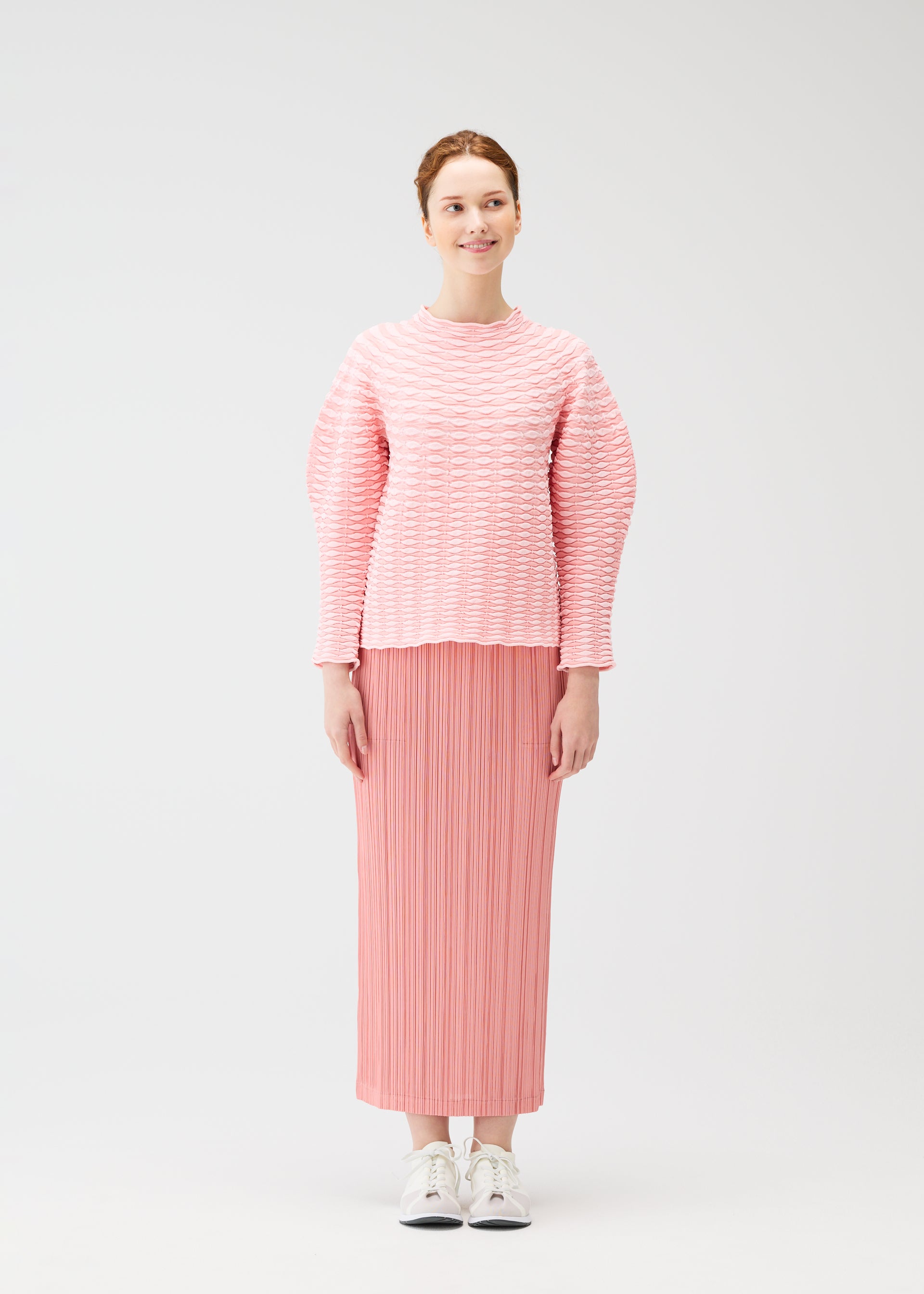 COLORFUL MUSHROOM KNIT Top Grass Green