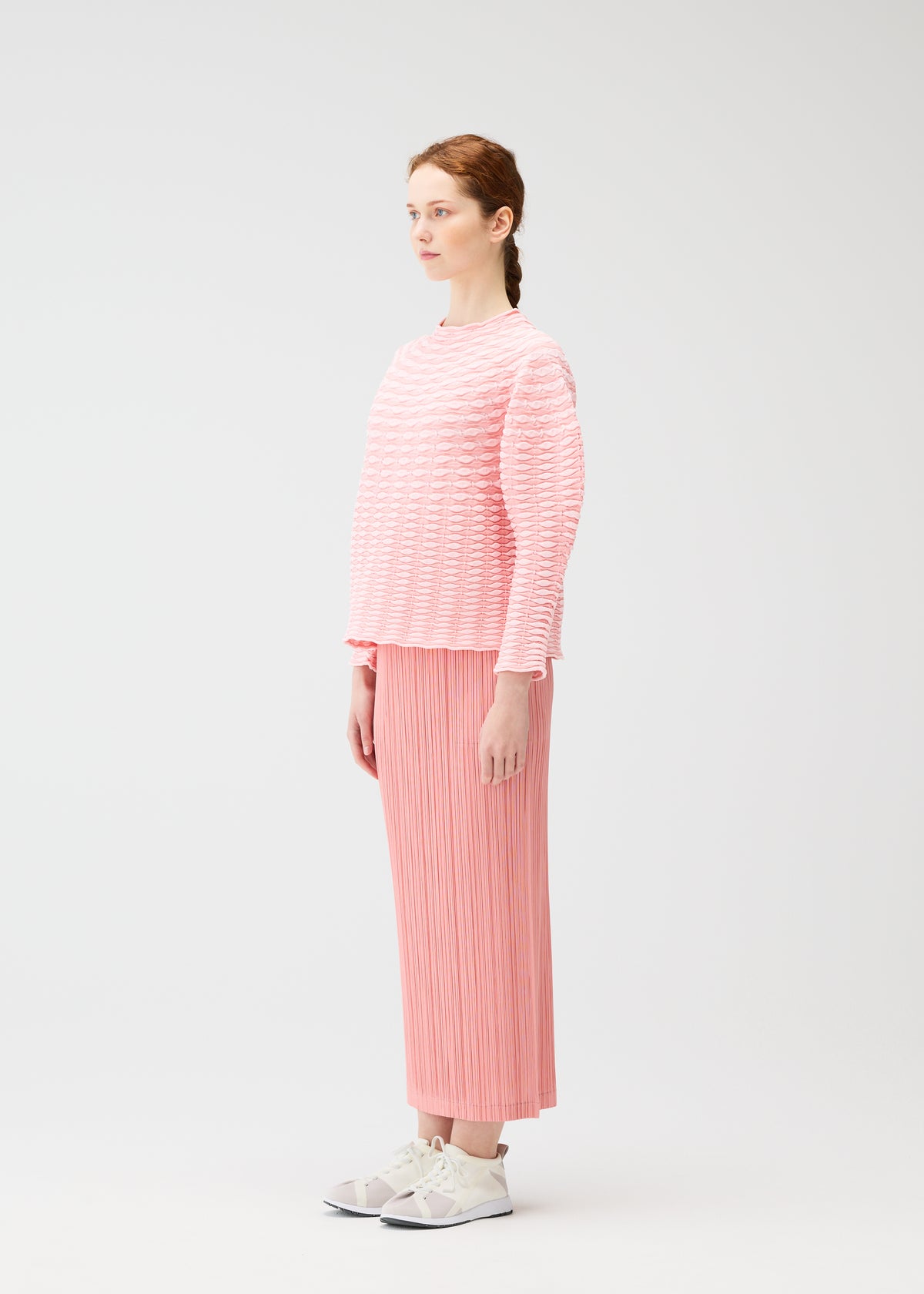 COLORFUL MUSHROOM KNIT Top Grass Green