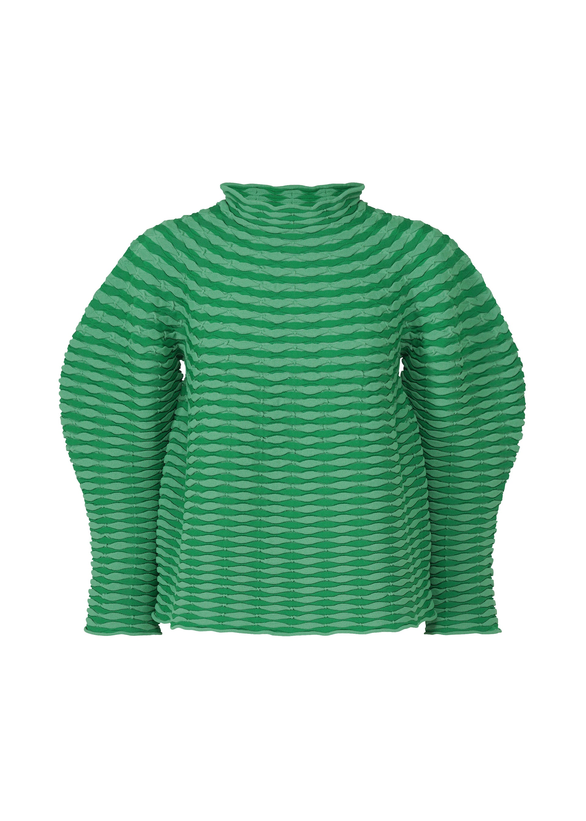 COLORFUL MUSHROOM KNIT Top Grass Green