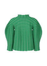 COLORFUL MUSHROOM KNIT Top Grass Green