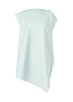 A product shot of the Pleats Please Issey Miyake A POC SEA GLASS shirt in light blue (70), recurring_style.