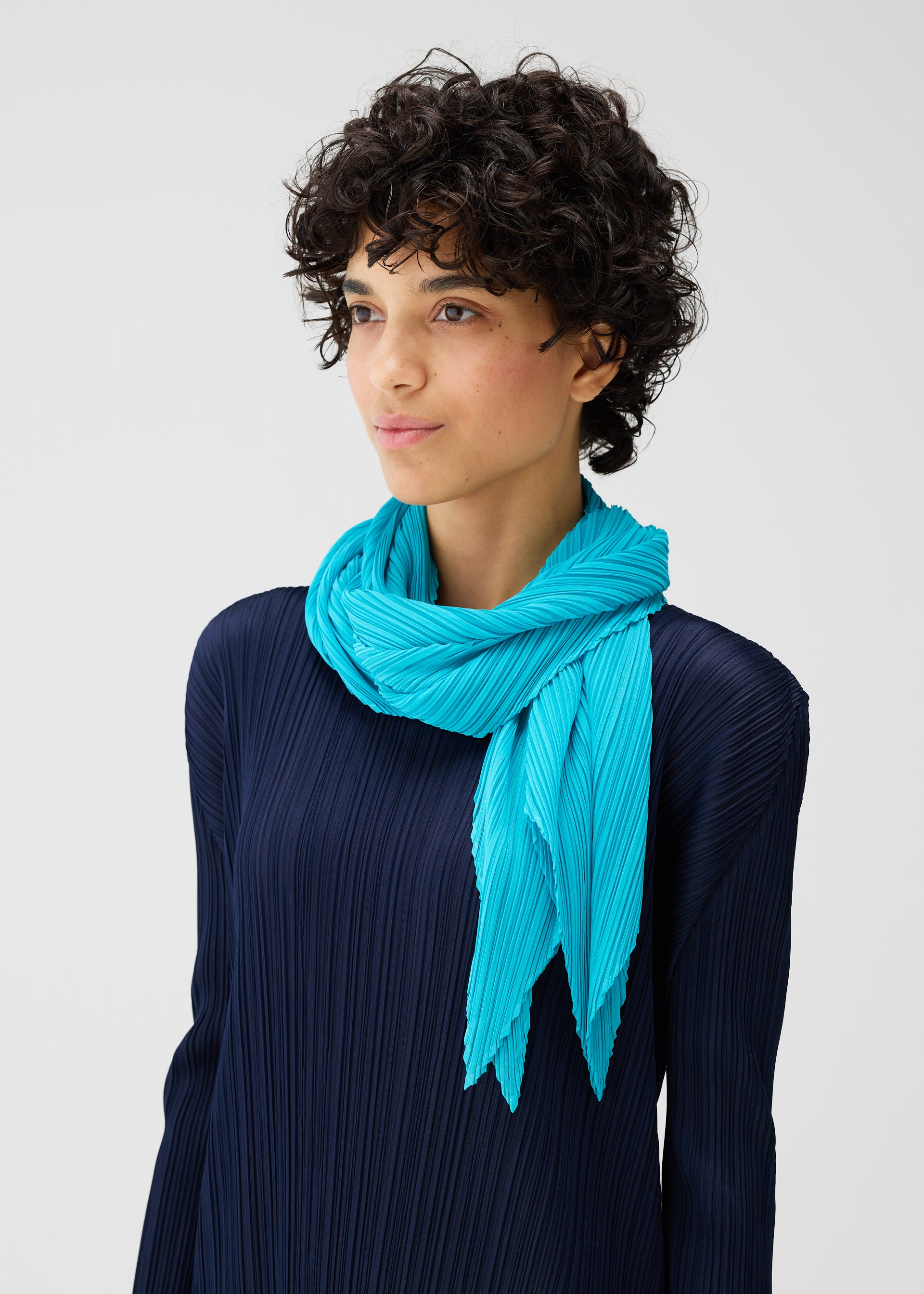 小物 issey miyake sheer silk scarf MONTHLY SCARF JANUARY Stole Bordeaux – ISSEY MIYAKE EU