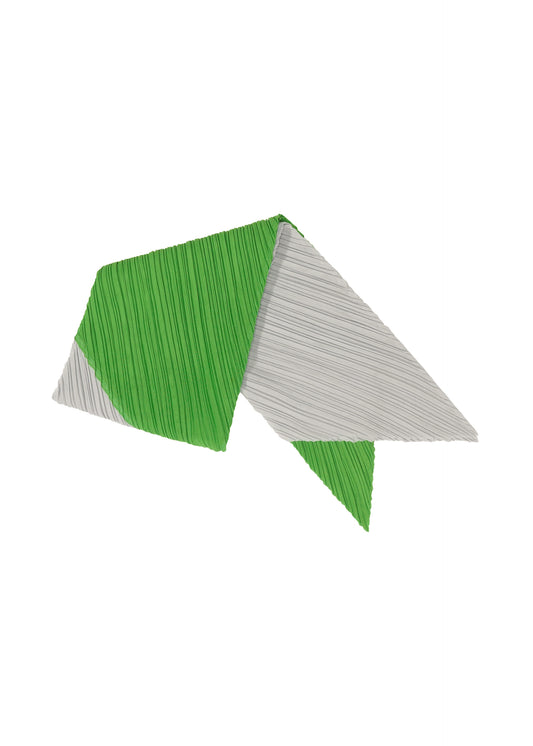 O SCARF APRIL Stole Green x Grey
