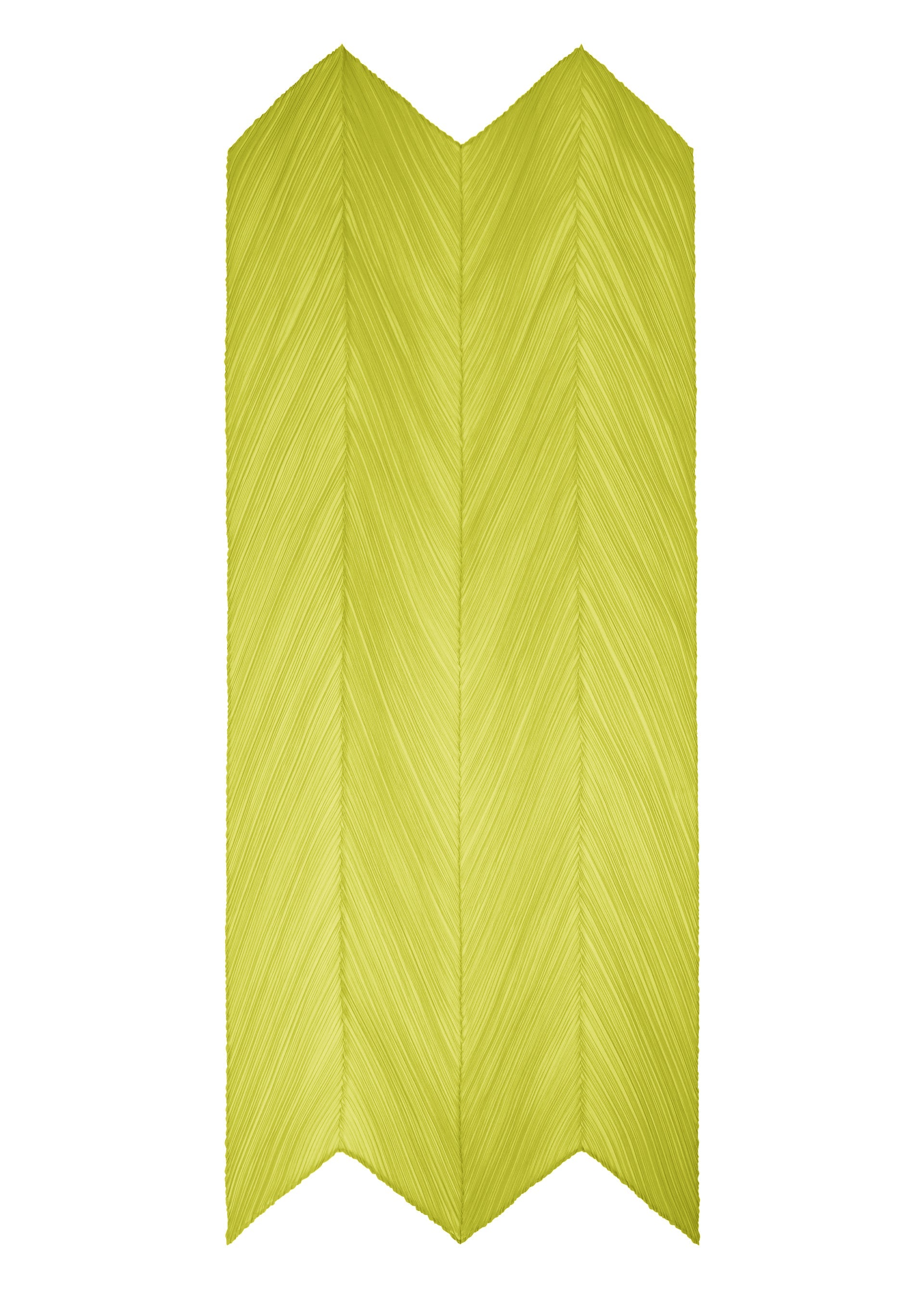 A detail shot of the PLEATS PLEASE ISSEY MIYAKE MONTHLY SCARF JUNE stole.