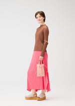 PLEATS TOTE BAG Shoulder Bag Dark Green